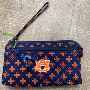 Front Zip Wristlet Auburn